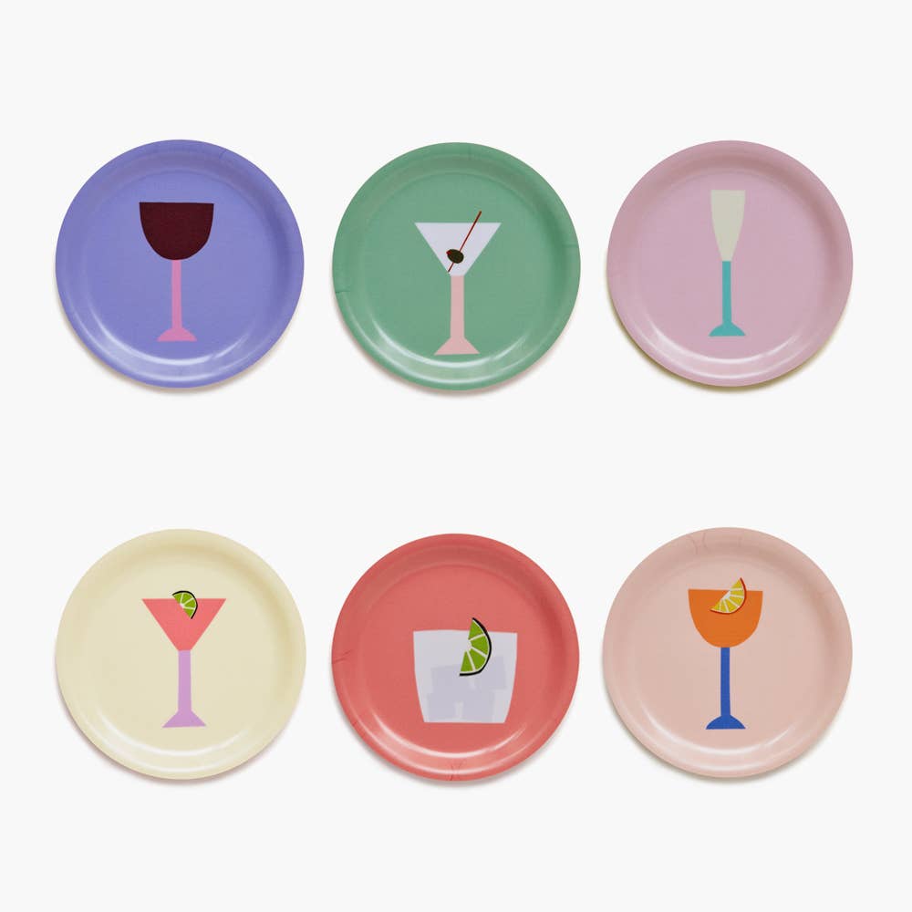 COCKTAILS Set de 6 Posavasos