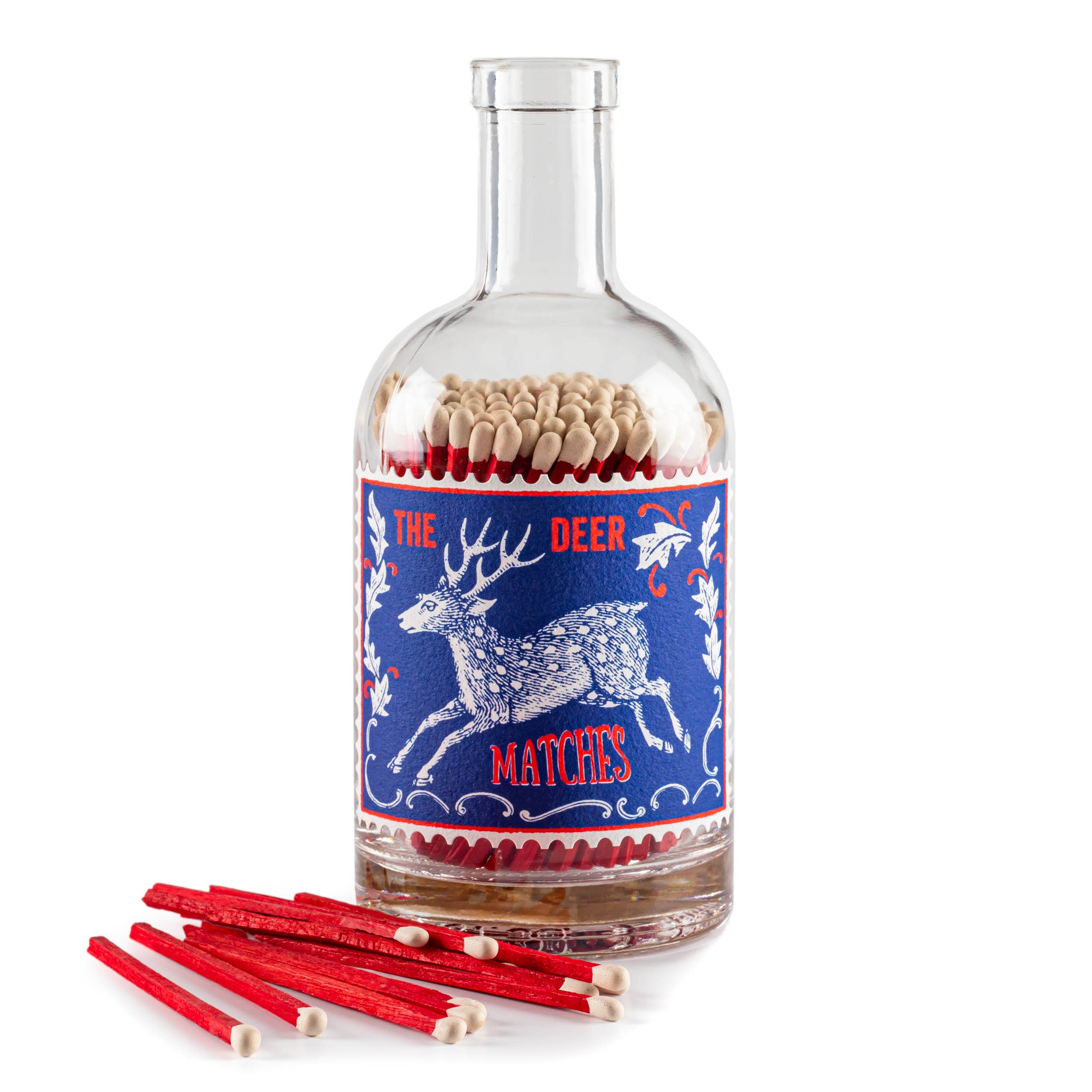 Cerillas de Navidad - Botella de vidrio