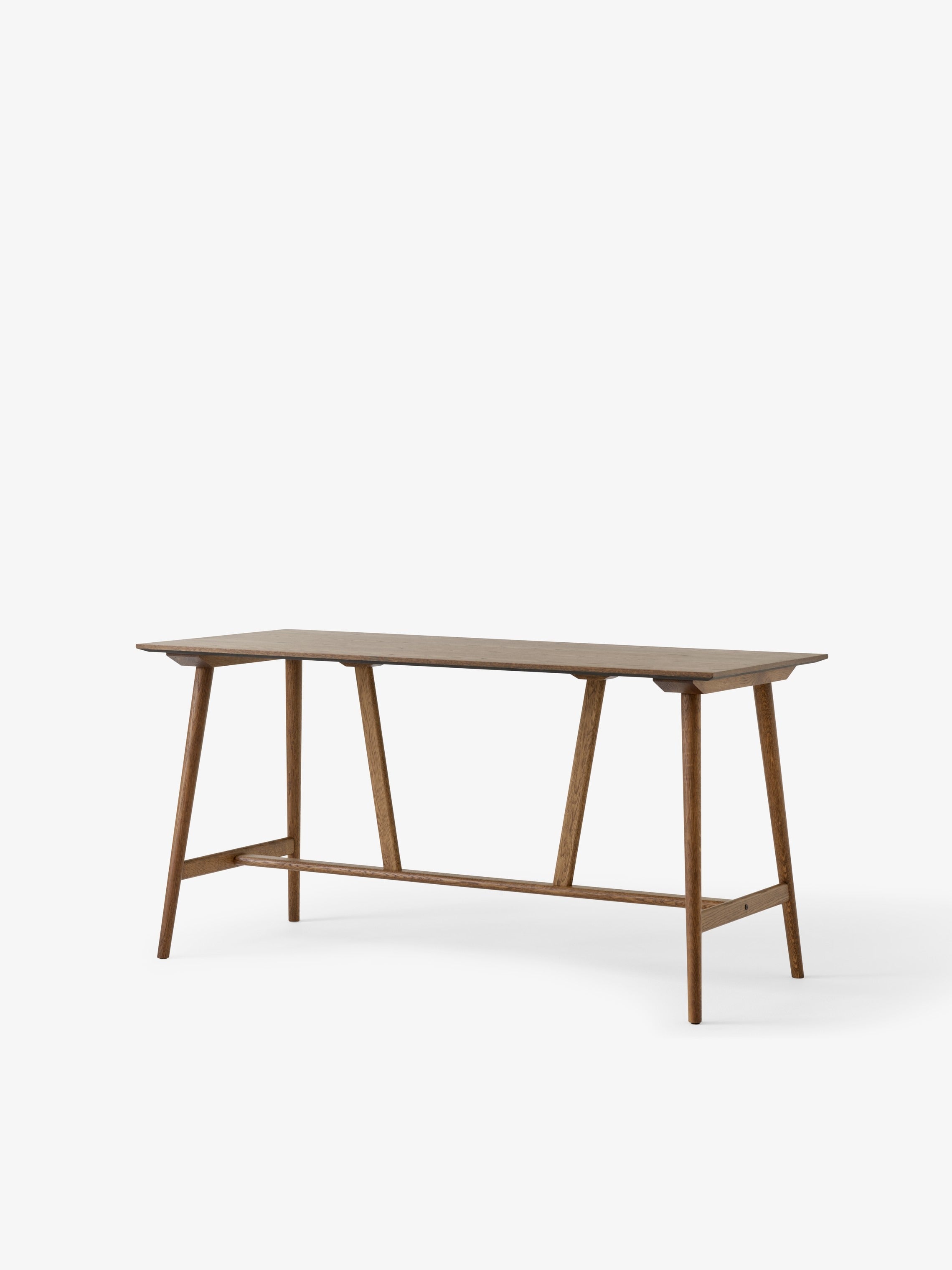 In Between Counter Table SK26 — 146622A361A085_In Between Counter Table SK26_Smoked Lacquered Oak_Angled Front