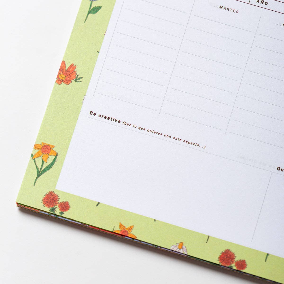 Organizador Semanal "Flores"