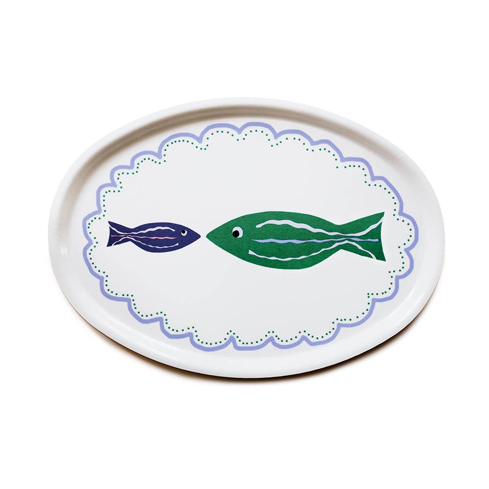 Bandeja ovalada "Fish Friends"