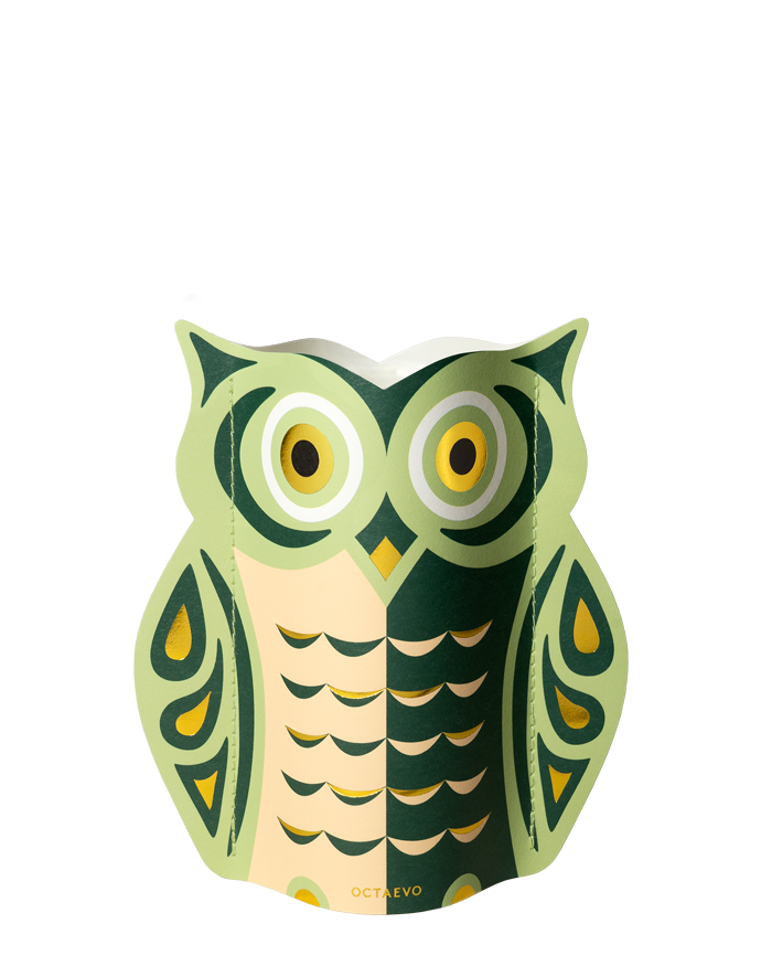 Jarrón mini de papel Night Owl
