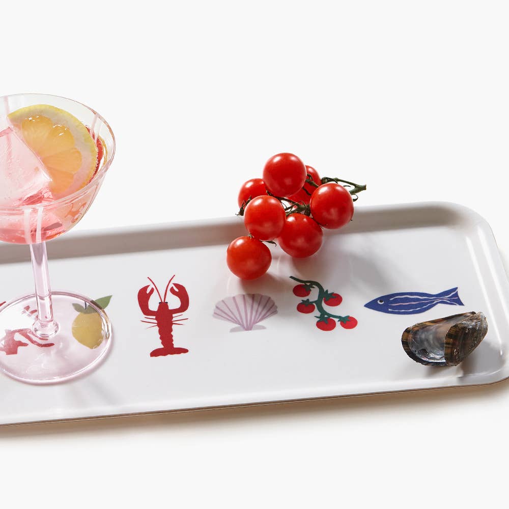 Bandeja rectangular 'Seaside Lunch'