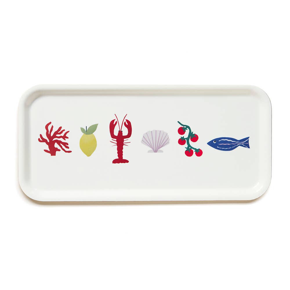 Bandeja rectangular 'Seaside Lunch'
