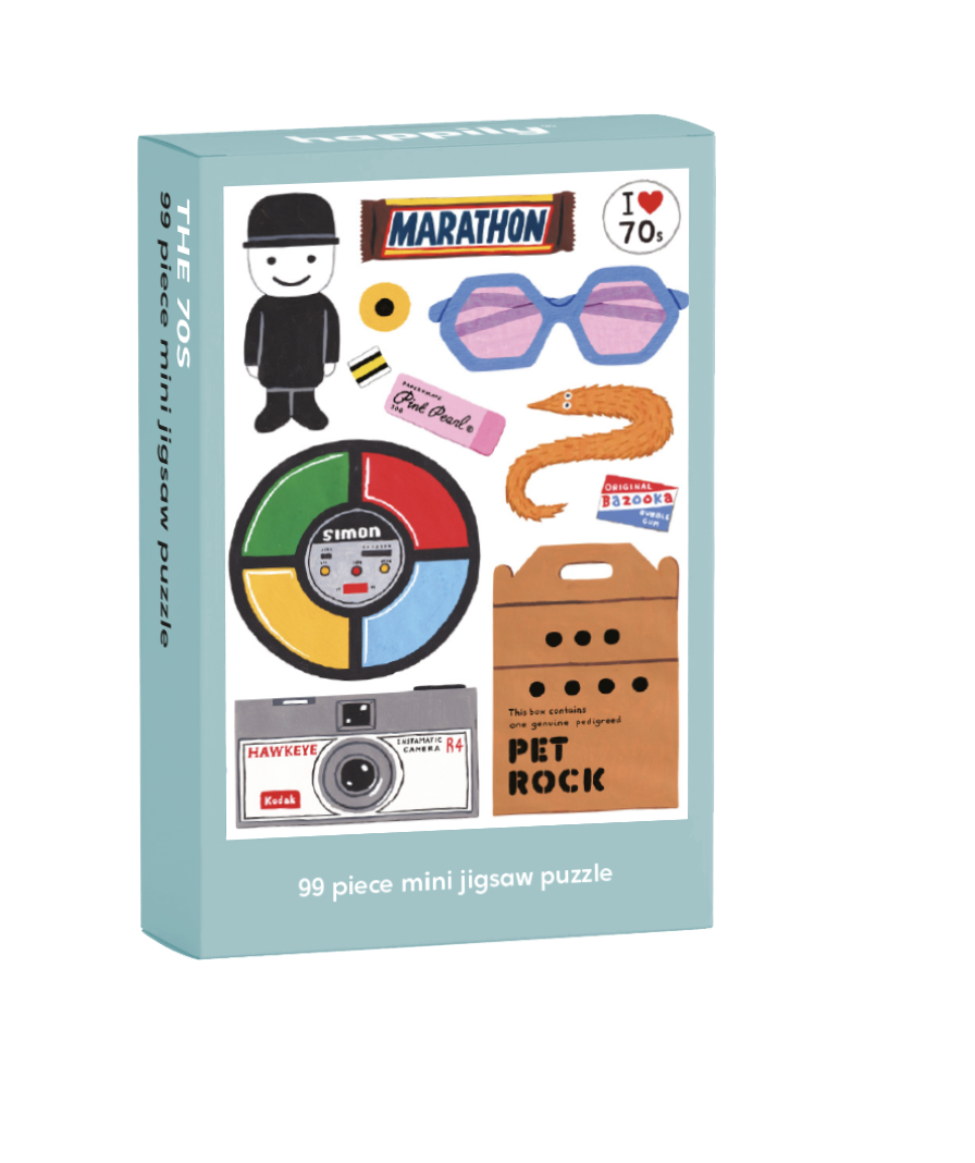 Retro años 70 - Rompecabezas mini de 99 piezas
