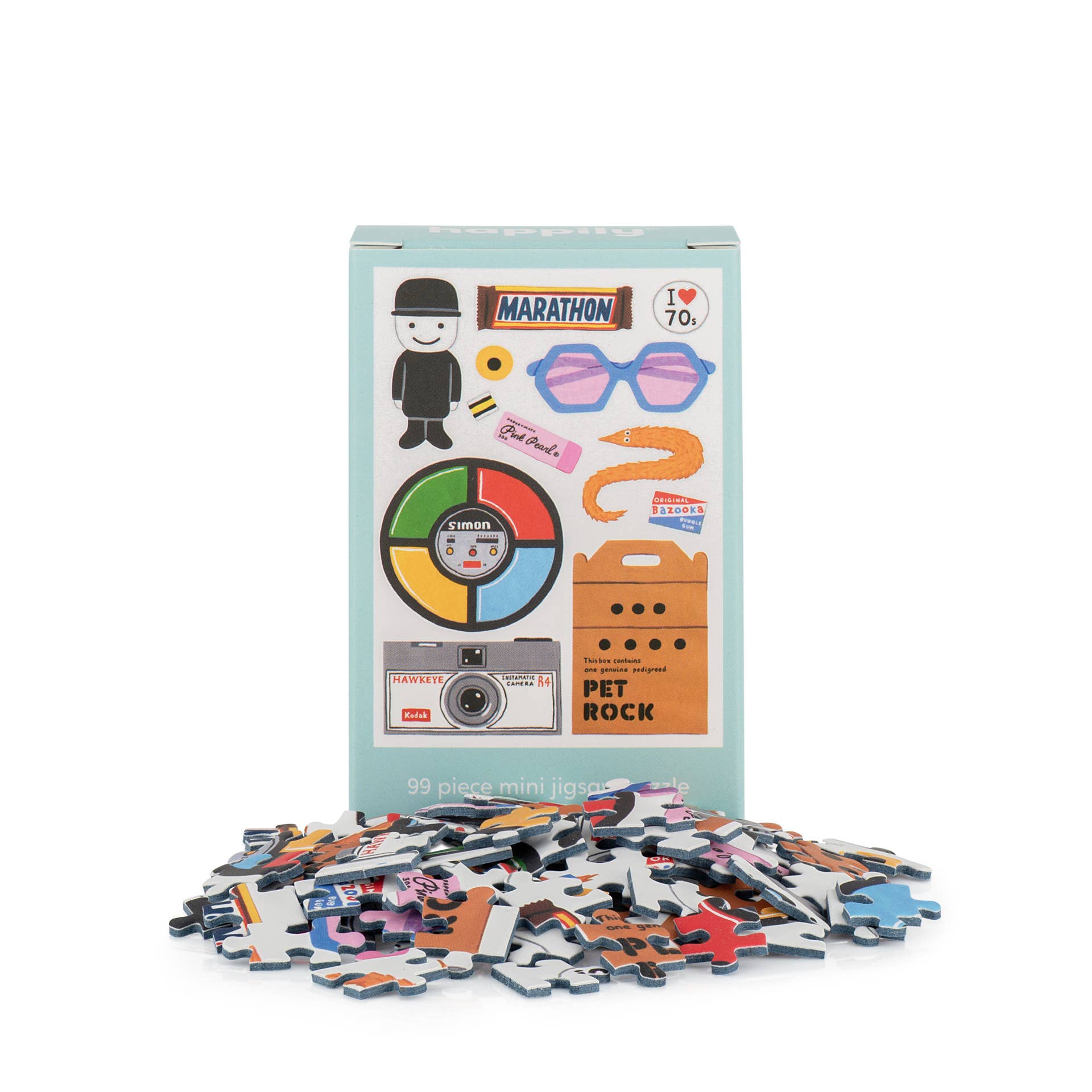 Retro años 70 - Rompecabezas mini de 99 piezas