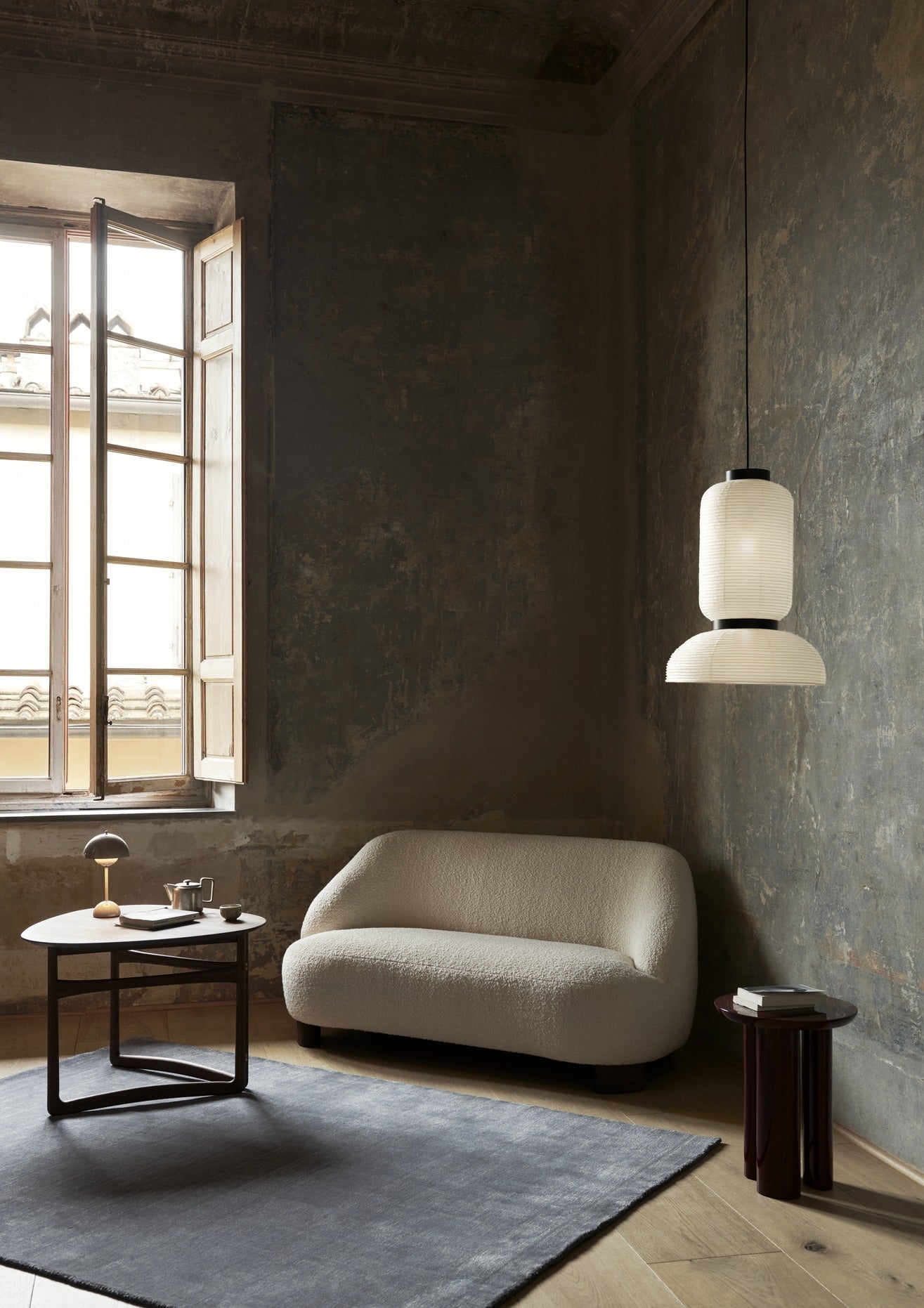 Tung Side Table JA3 — ATD_Retail_2022_Margas_Tung JA3_Drop Leaf HM5_Flowerpot VP9_Formakami JH3 Off_The Moor AP5
