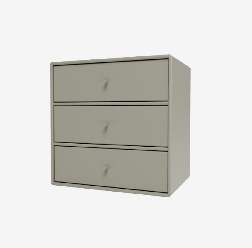 Módulo de tres cajones 1007 Montana Mini