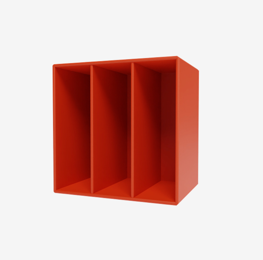 Módulo tres baldas verticales 1104 Montana Mini