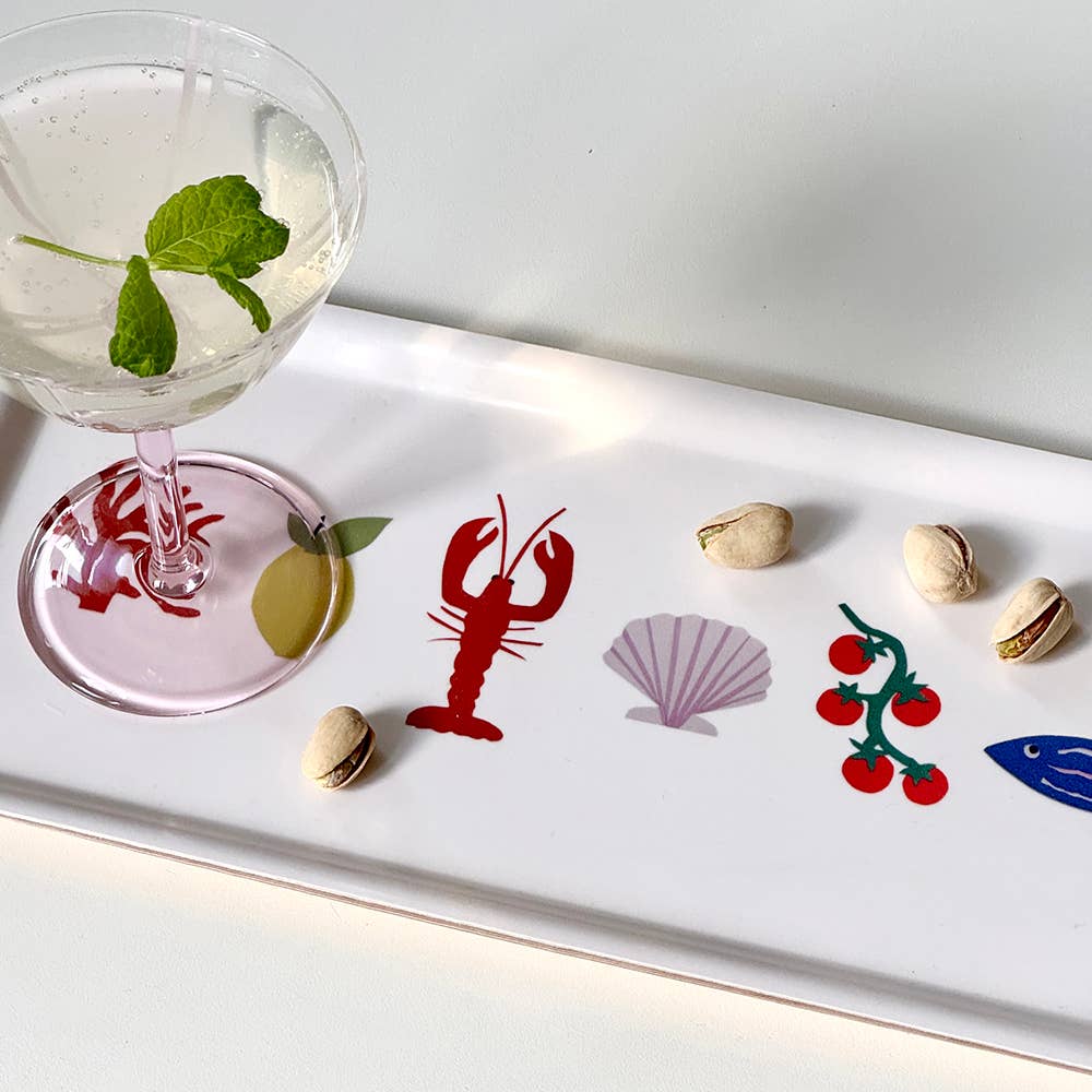Bandeja rectangular 'Seaside Lunch'