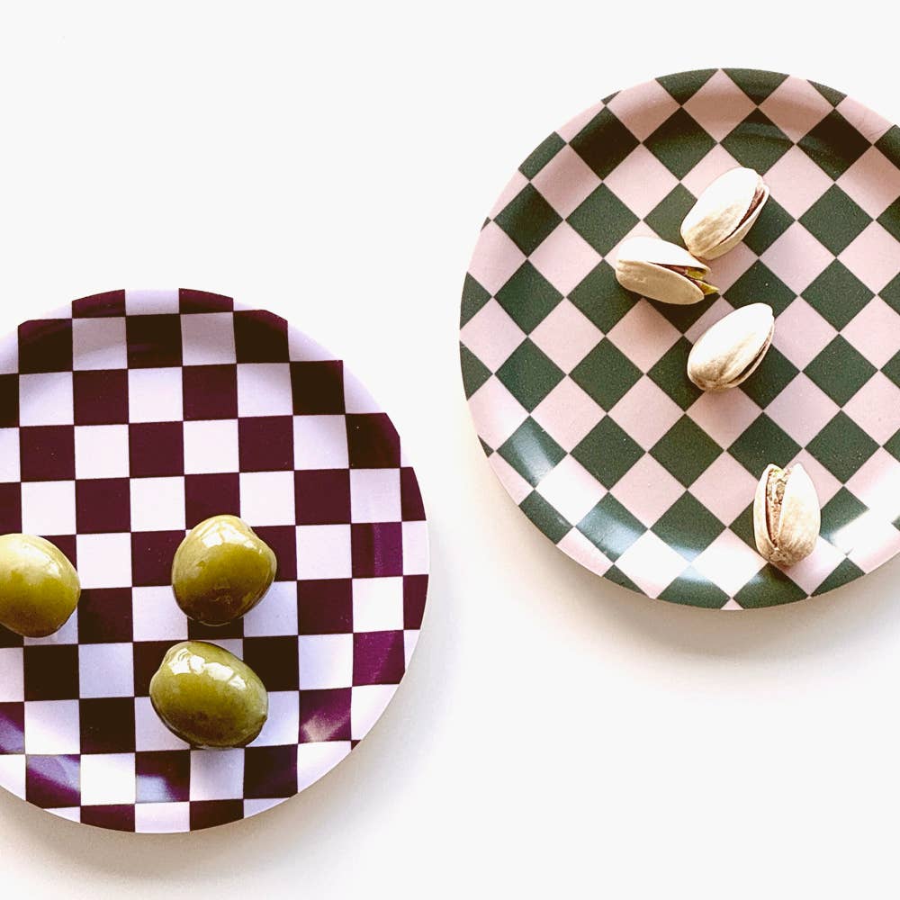 Set de 4 posavasos Checker