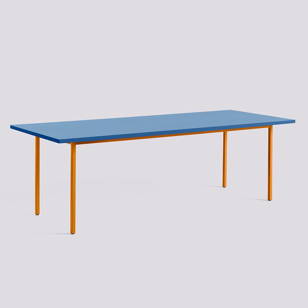 Tablero para mesa aglomerado bicolor: aura pine / azul talco de  140x68.5x2.5cm